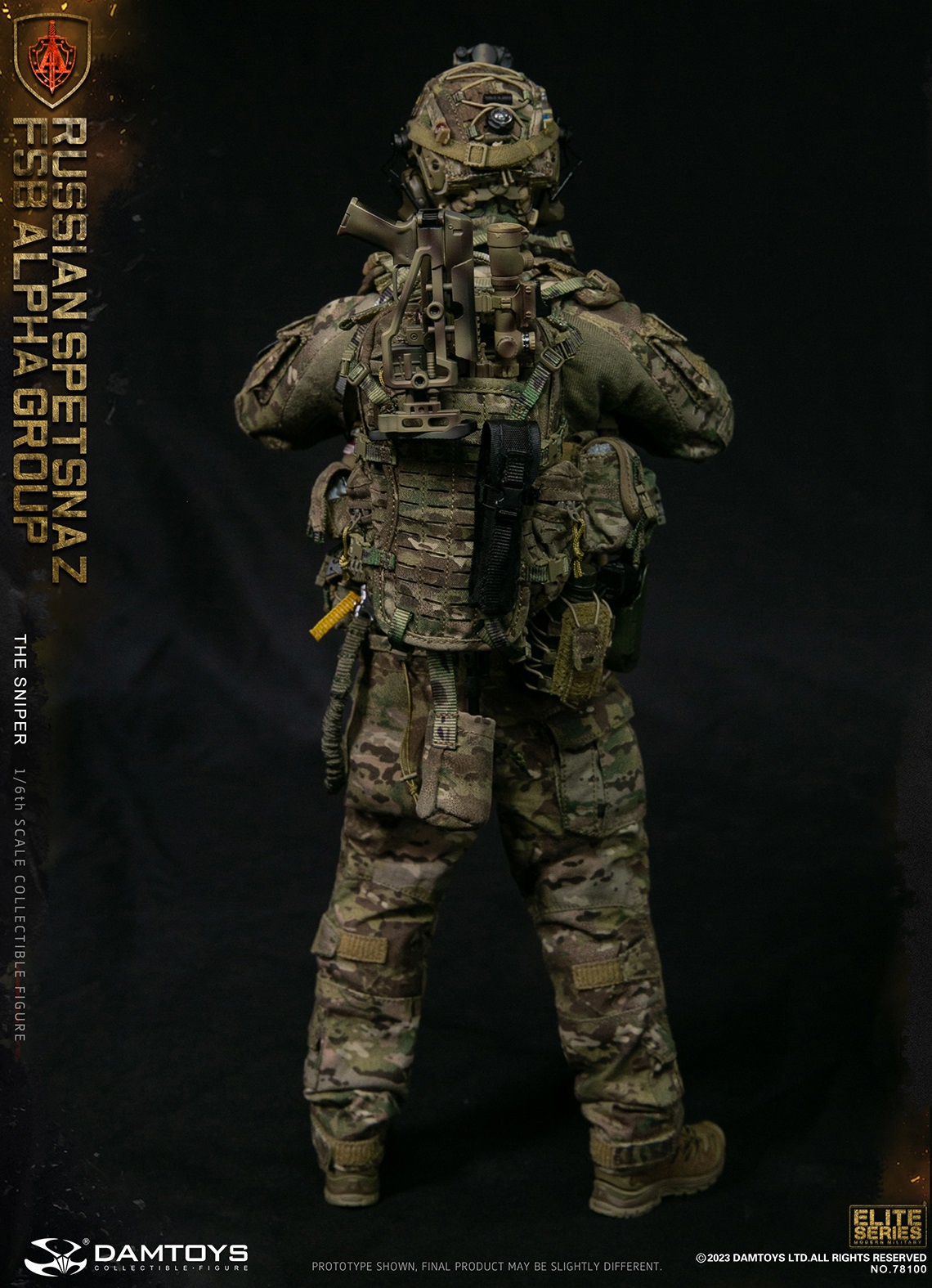 DAMTOYS 78100 1/6 RUSSIAN SPETSNAZ FSB ALPHA GROUP - THE SNIPER