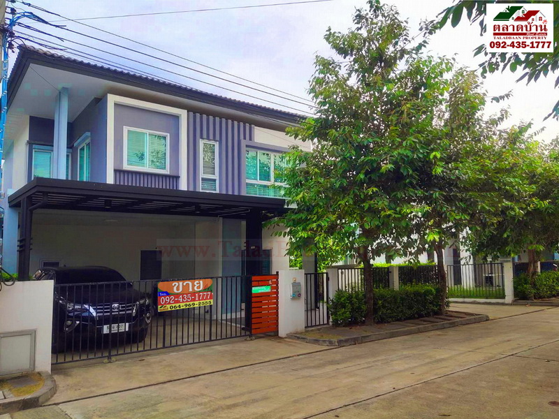 บ้านเดี่ยว ม.อิคอนเนเจอร์ ซ.รามอินทรา 109 พระยาสุเรนทร์ คลองสามวา กรุงเทพฯ บ้านหลังมุม สวย พร้อมอยู่