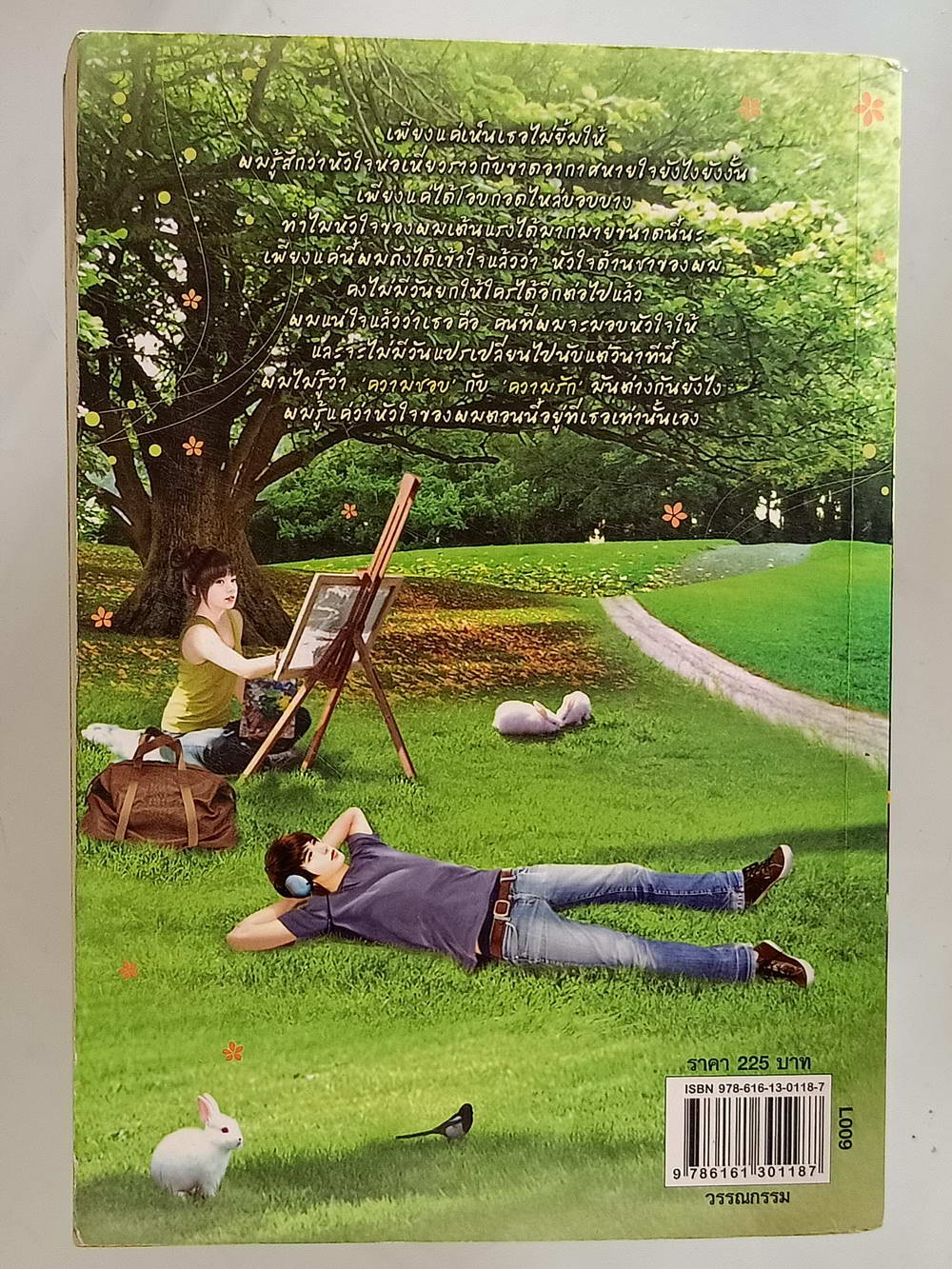 หนังสือมือสอง 196 นิยายรักหวานและ"sweeten americano หลักสูตรนี้ไม่มีน้ำตาล" เขียนโดย จินนี่ เจลลี่ดีดี้ จบในเล่มเดียว ความหนา 286 หน้า