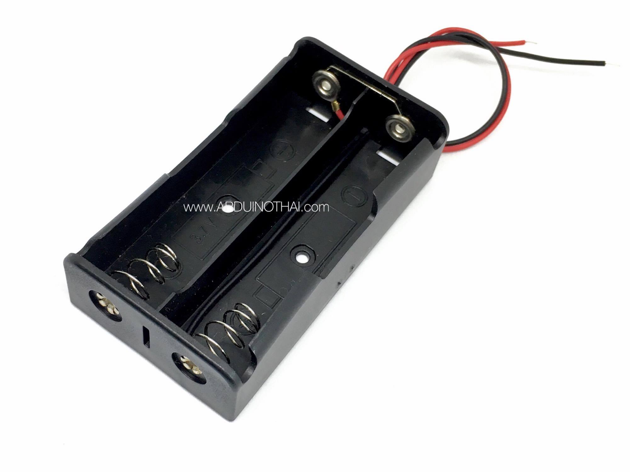 รางถ่าน 18650 2ก้อน (แบบอนุกรม)