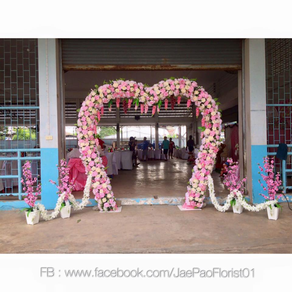 ซู้มหัวใจ ดอกไม้แห้ง ให้เช่า อยุธยา