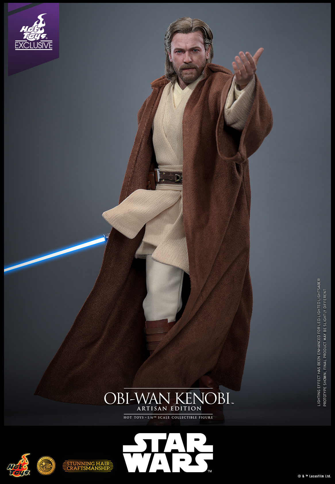 Hot Toys MMS809AE Star Wars: Attack Of The Clones - Obi-Wan Kenobi (Artisan Edition) [Hot Toys Exclusive]