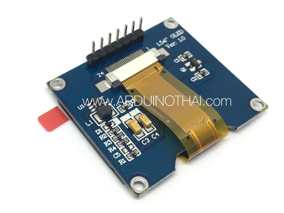 1.54-inch SPI OLED white display (128X64)