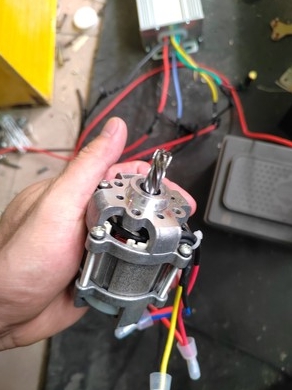 MO35 มอเตอร์บลัสเลสแรงสูง 12-22k RPM สำหรับทำเลื่อยวงเดือน เครื่องตัดหญ้า ใช้ไฟ 12-18-21V เพลา 8 มิล