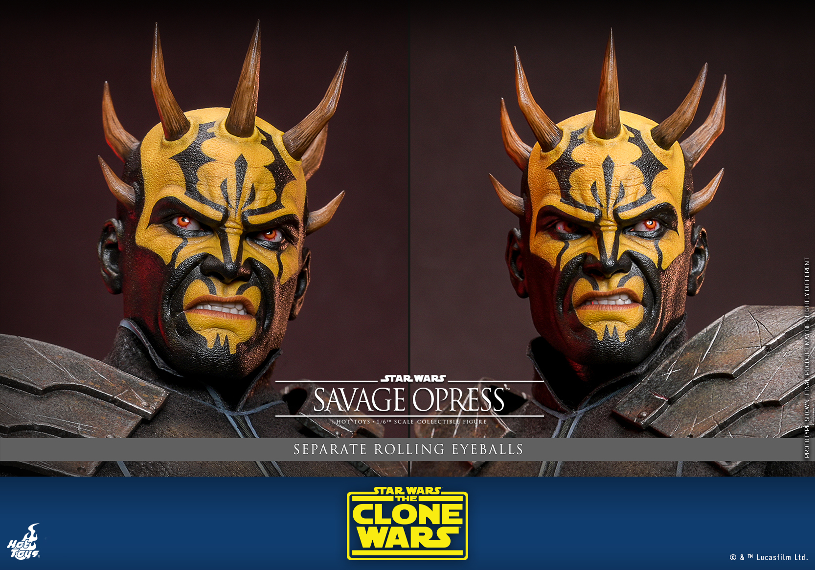 Hot Toys TMS136 Star Wars: The Clone Wars - Savage Opress