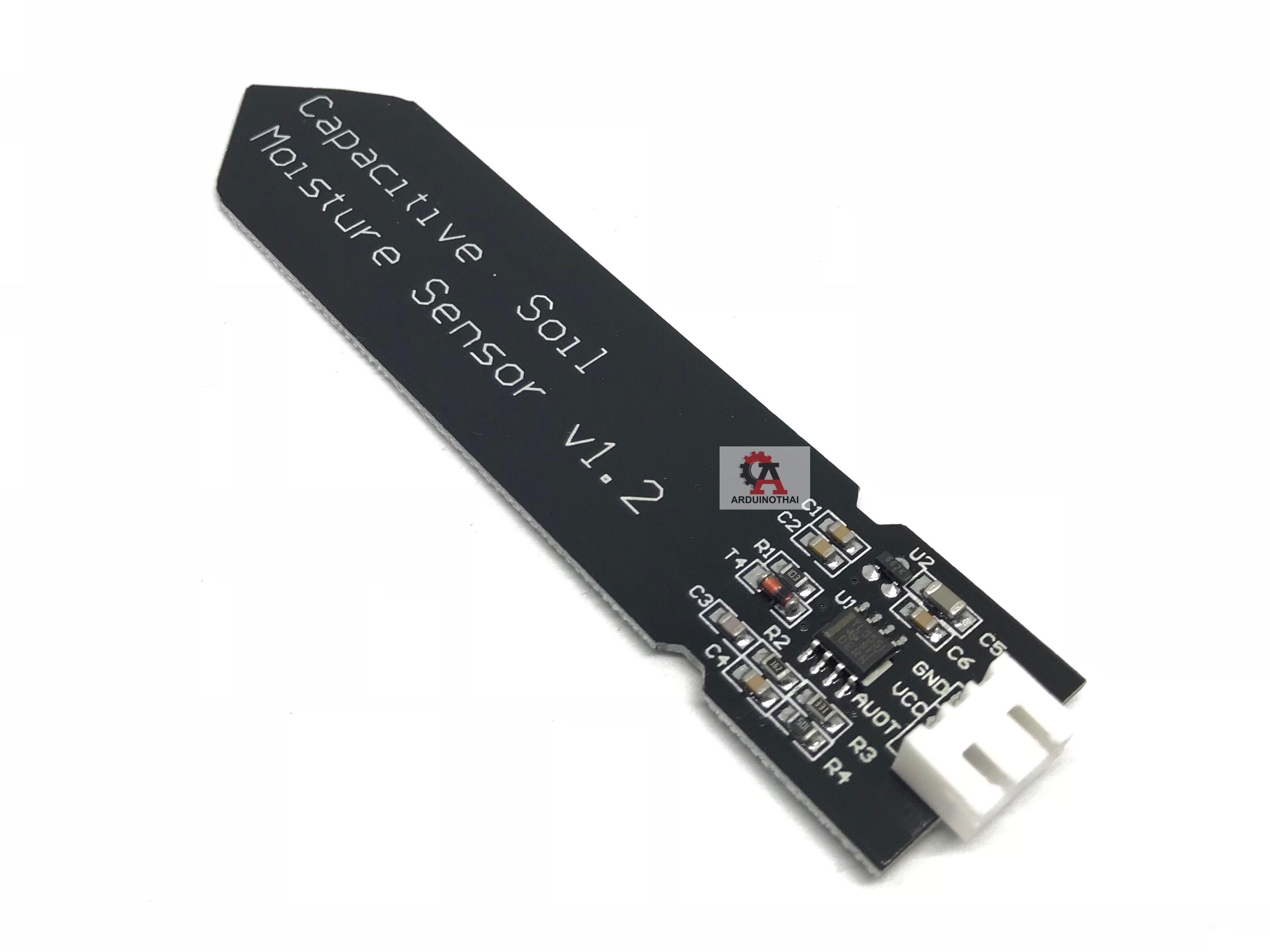 Capacitive Soil sensor V1.2 เซนเซอร์วัดค่าความชื้นในดิน สต็อกไทยส่งไว