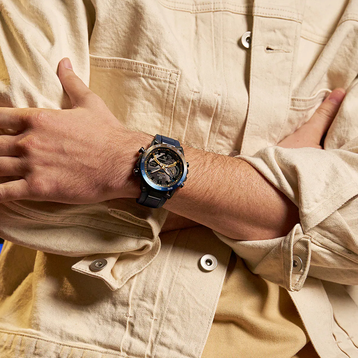 นาฬิกาข้อมือ CASIO EDIFICE EDIFICE SOSPENSIONE ECB-2000NP-1A, ECB-2000NP-1ADR, ECB-2000NP-1, ECB-2000NP