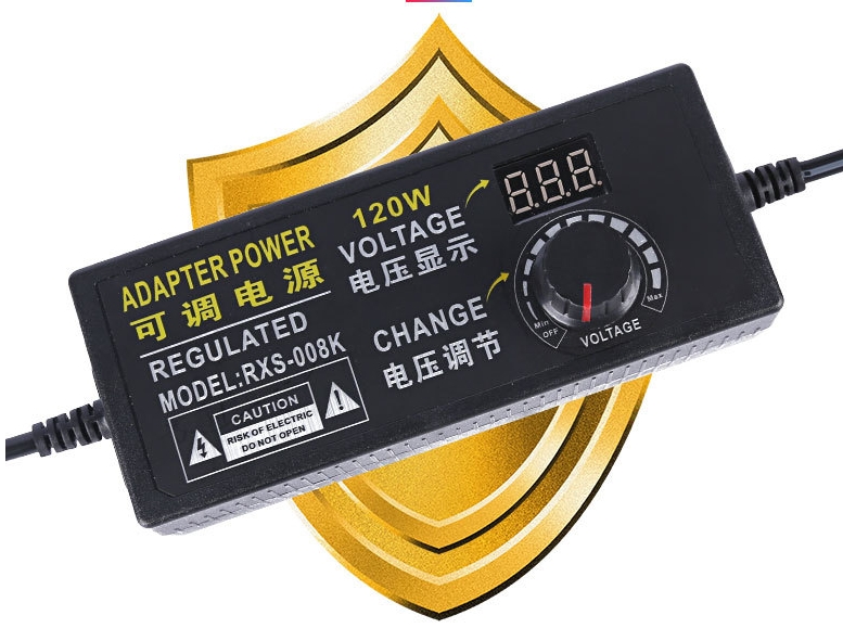 ADE19 อะแดปเตอร์ Adapter ปรับโวล์ทได้ 9-24 V 5 A หัวเสียบ 5.5 X 2.5 mm สำหรับ ชาร์จ โน๊ตบุค หรือแบตสว่านไร้สาย