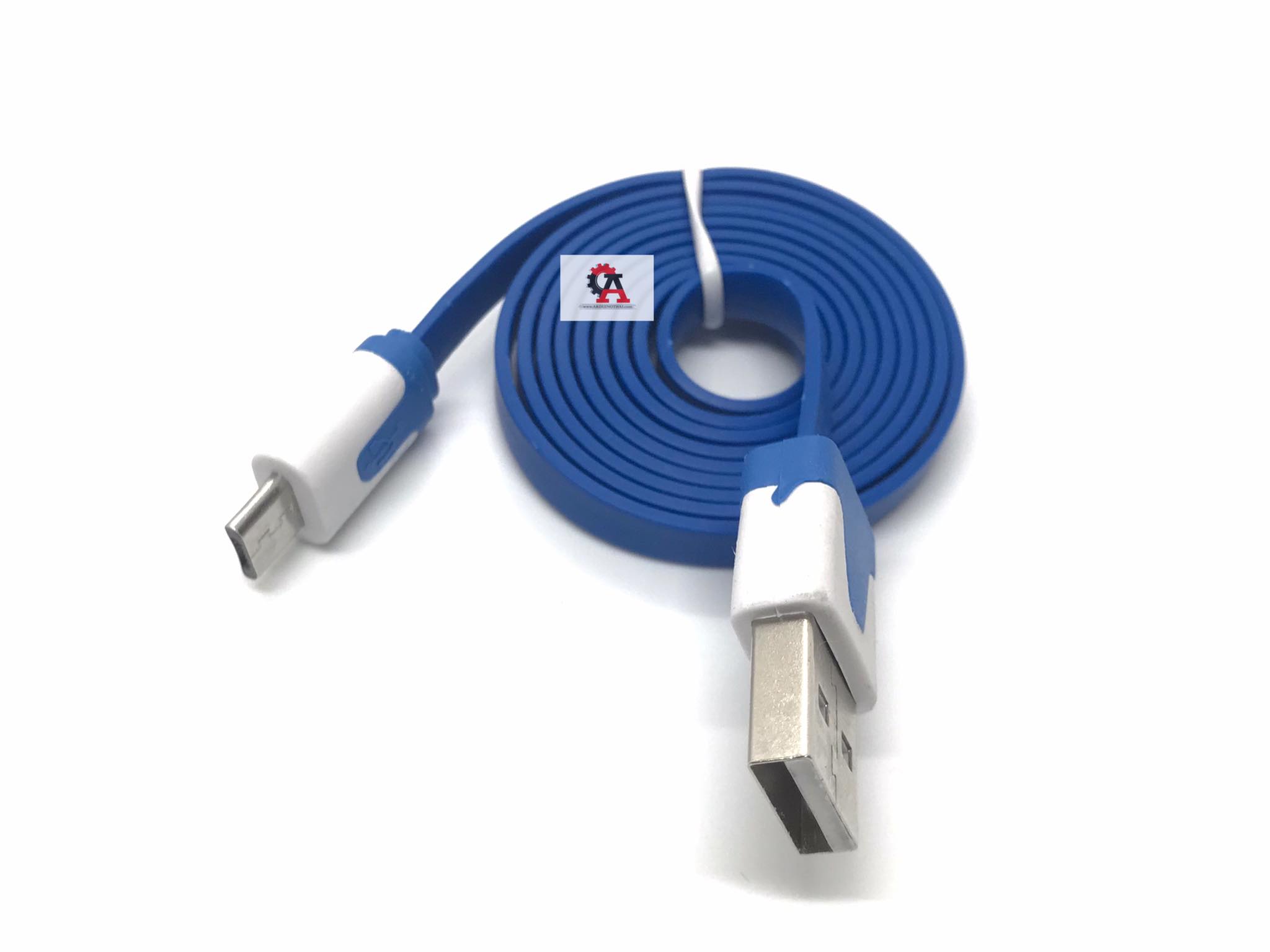 Micro Usb สีน้ำเงิน ยาว 85cm