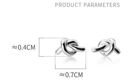 “เช็คสินค้าทัก line ก่อนโอนนะคะ”ต่างหูสำหรับผิวแพ้ง่าย จิวเงินแท้ 92.5% ก้านมาตรฐาน แบบขันน็อต Knot_ES495