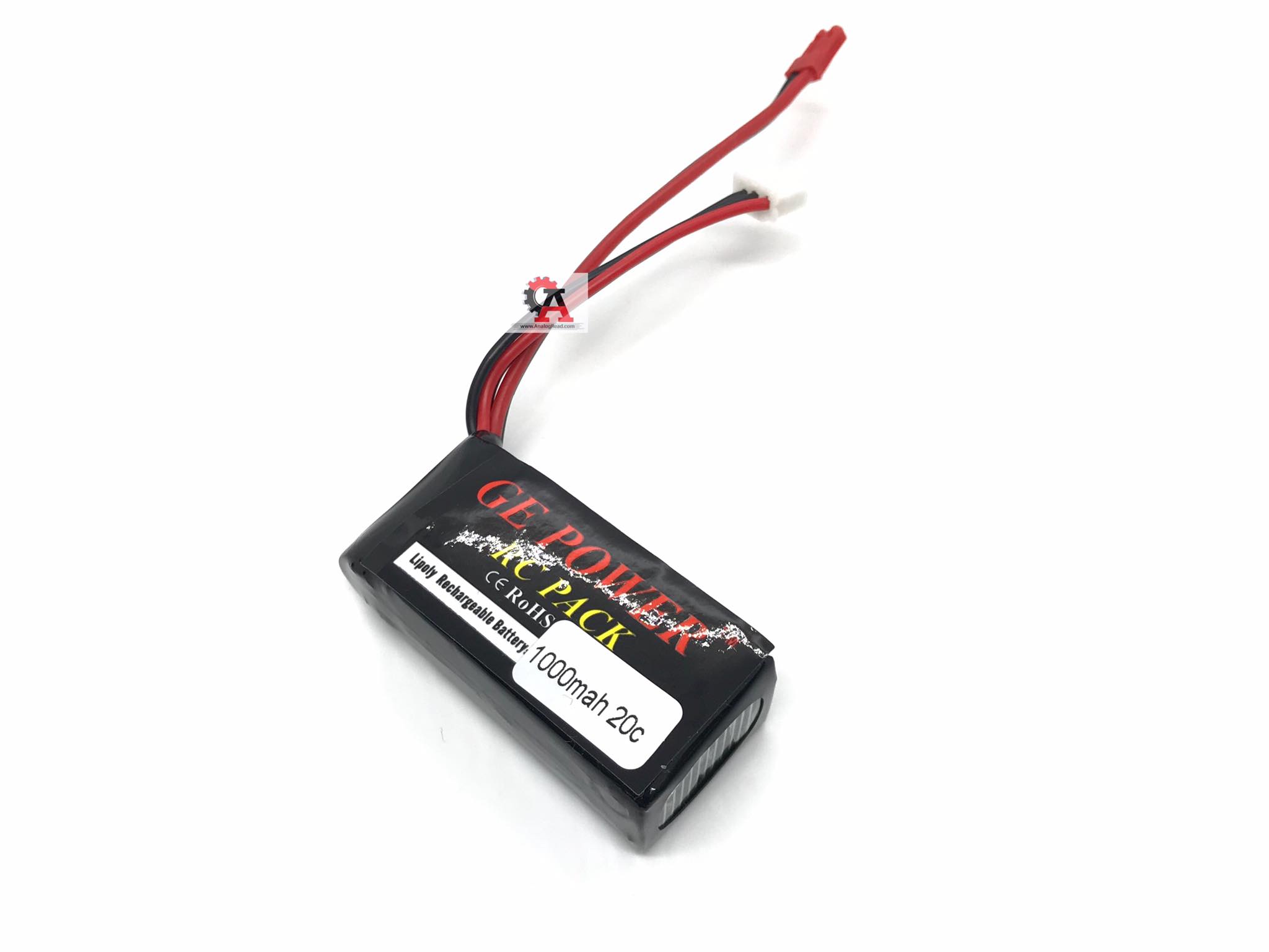 2S lithium battery 7.4V 1000mah 20C