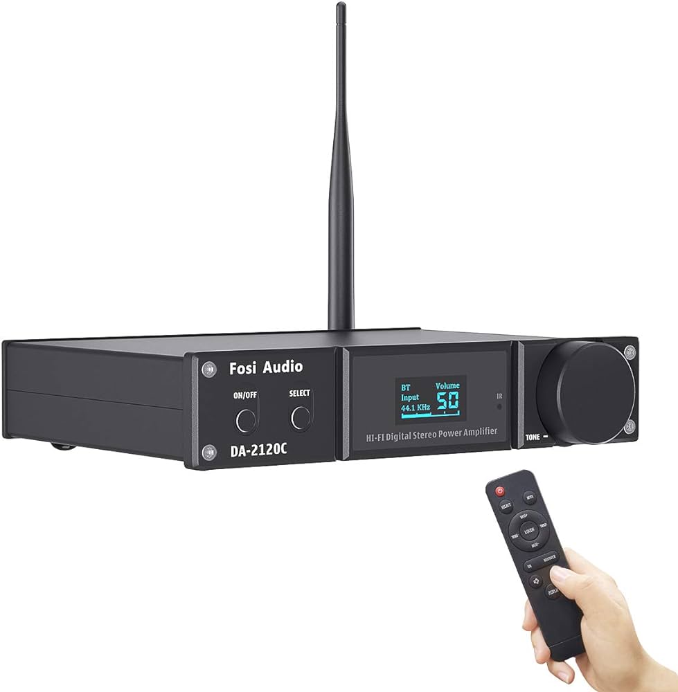 Fosi Audio DA2120C Bluetooth DAC/Amplifier ชิป TI TAS5352A จอOLED ประกันศูนย์ไทย