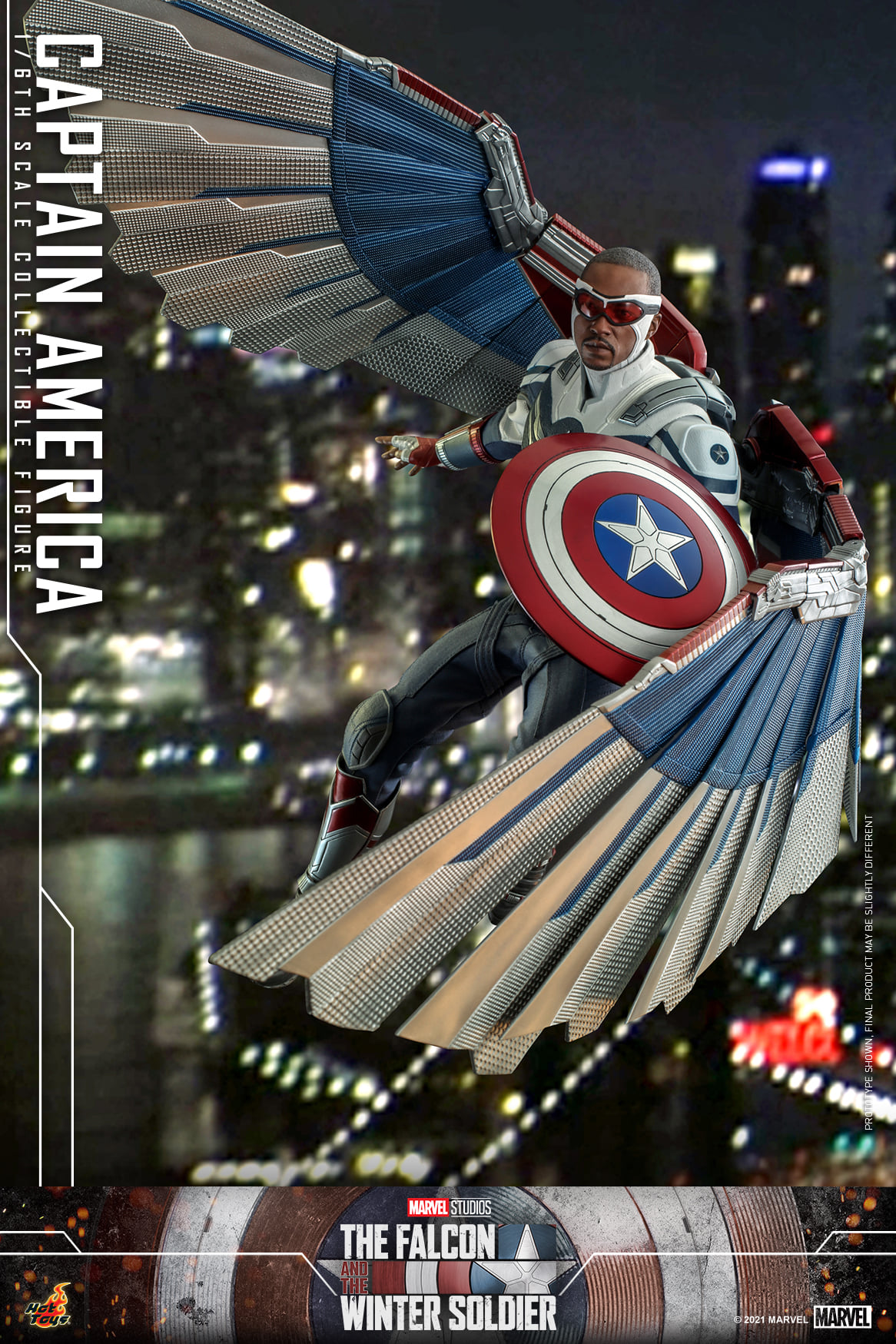 Hot Toys TMS040 1/6 The Falcon and the Winter Soldier - Captain America