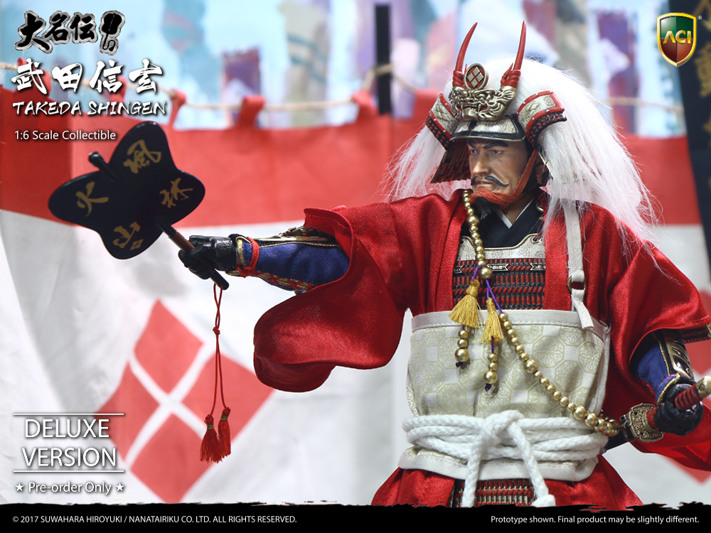 ACI Toys ACI-32SP 1/6 TAKEDA SHINGEN (Suwahara Hiroyuki's Daimyo Series)