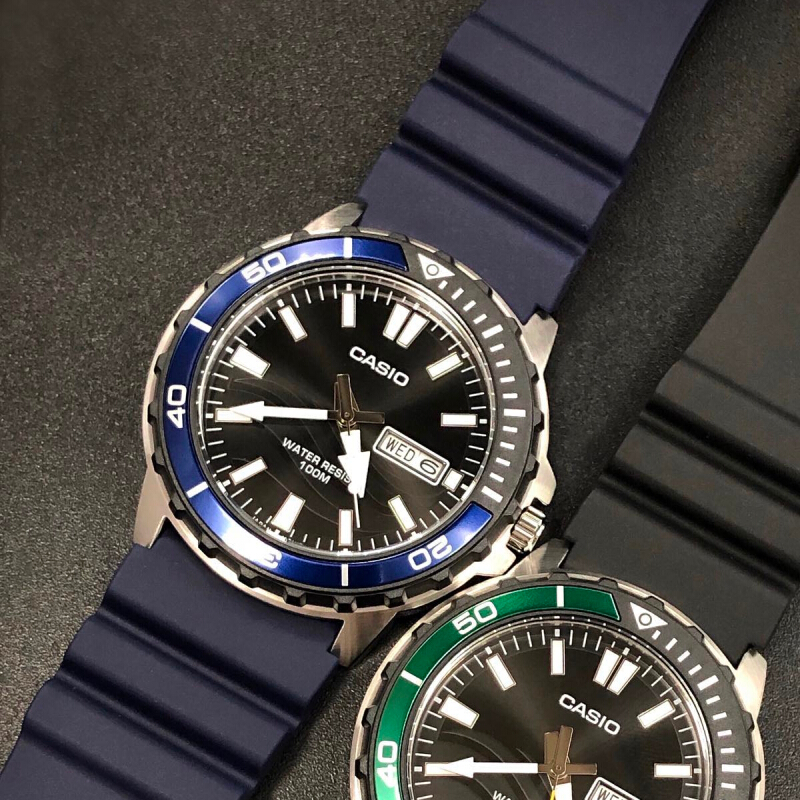 นาฬิกาข้อมือผู้ชาย Casio Standard MTD-125 สายเรซิ่น Series MTD-125-1A MTD-125-2A MTD-125-3A
