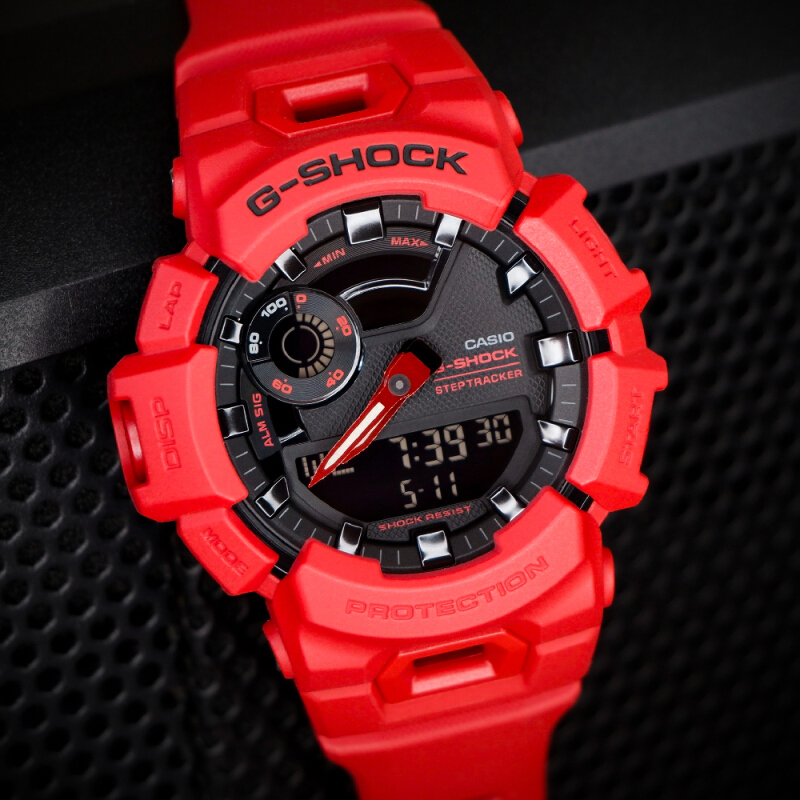 นาฬิกาข้อมือ Casio G-shock G-Squad (Bluetooth) Fitness Tracking GBA-900 Series GBA-900RD-4A GBA-900RD-4A