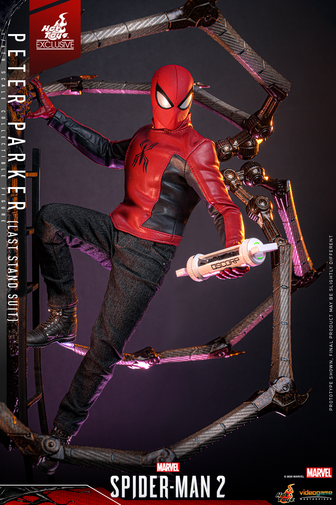 Hot Toys VGM71 Marvel's Spider-Man 2 - Peter Parker (Last Stand Suit) [Hot Toys Exclusive]