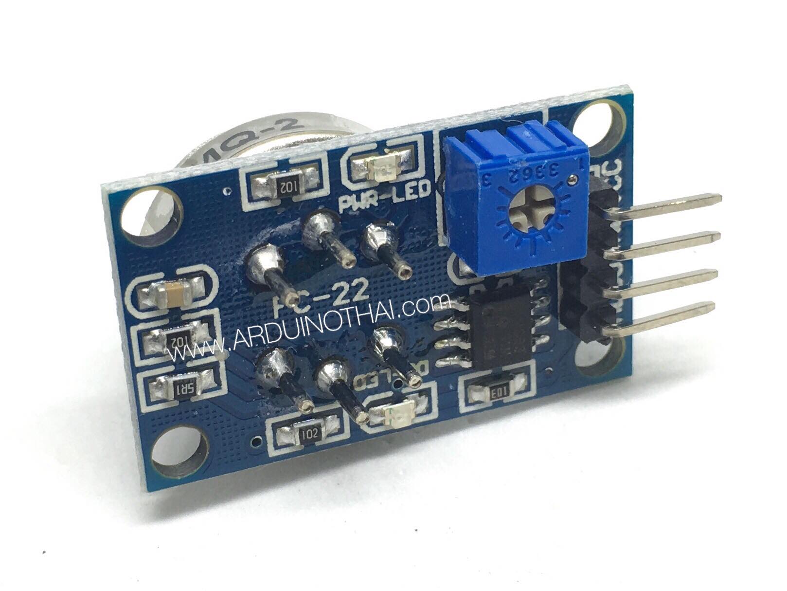 เซนเซอร์ตรวจจับควัน แก๊สมีเทน LPG/CO Smoke and Gas Sensor (MQ-2) สต็อกไทยส่งไว