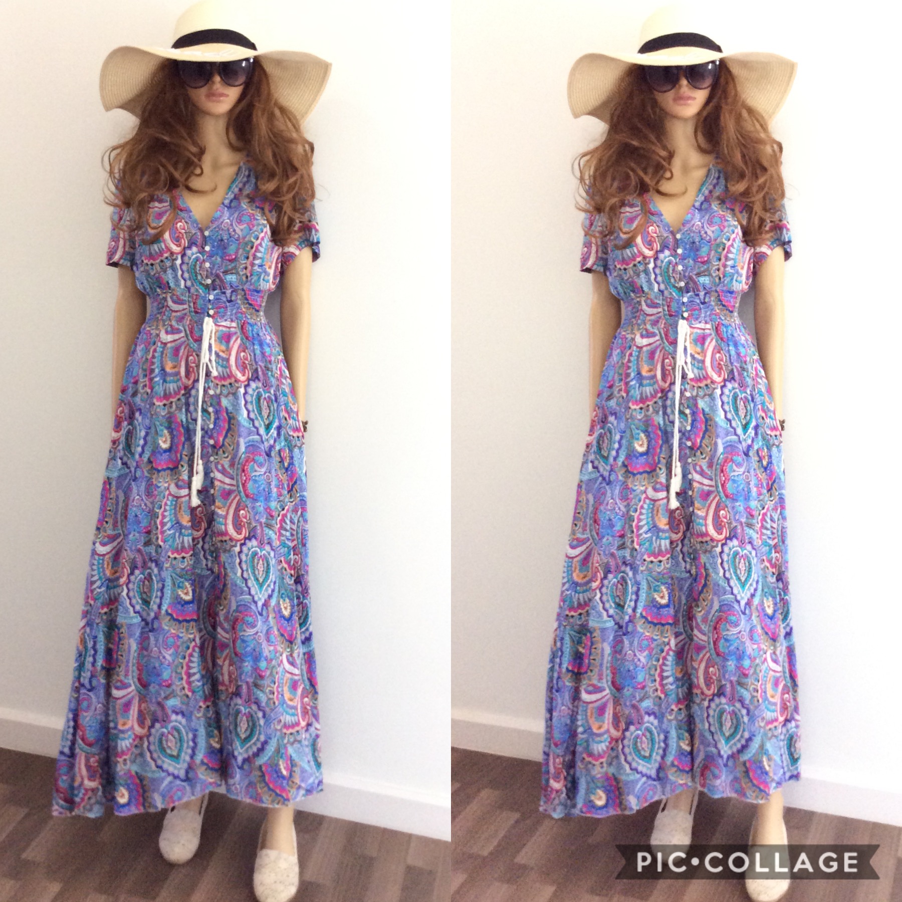 เดรสโบฮีเมียน Maxidress เดรสยาวสไตล์โบฮีเมียน ผ้าสวยมากกกก