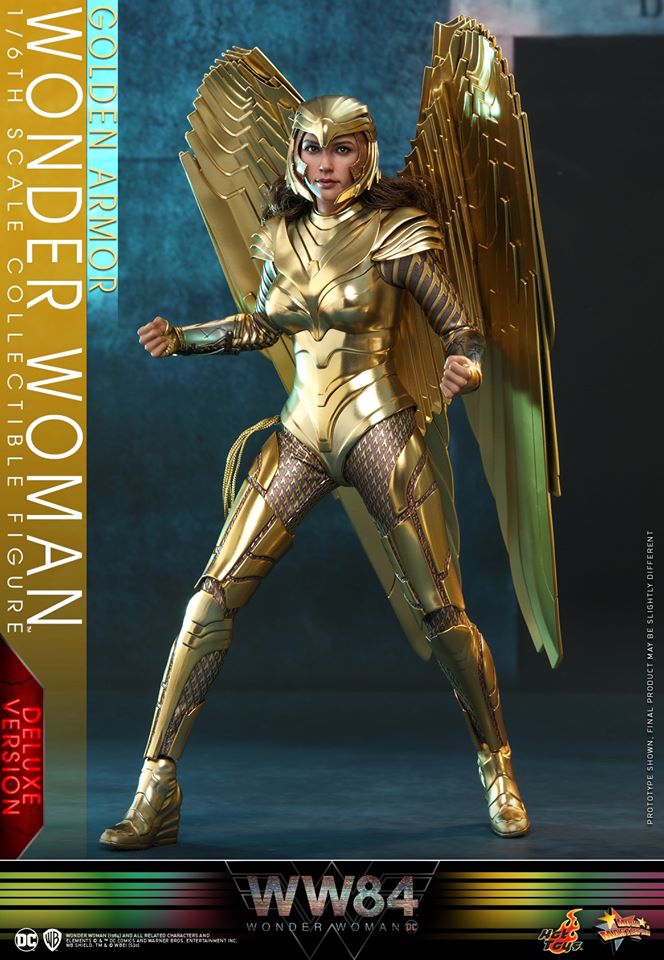 Hot Toys MMS578 Wonder Woman 1984 1/6 Golden Armor Wonder Woman (Deluxe Version)