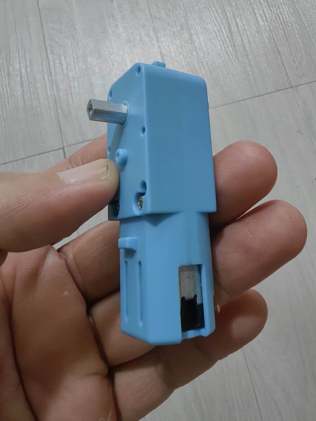 MO55 มอเตอร์เกียร์ 3-12 V 110 รอบ แรงบิดสูงสำหรับ DIY