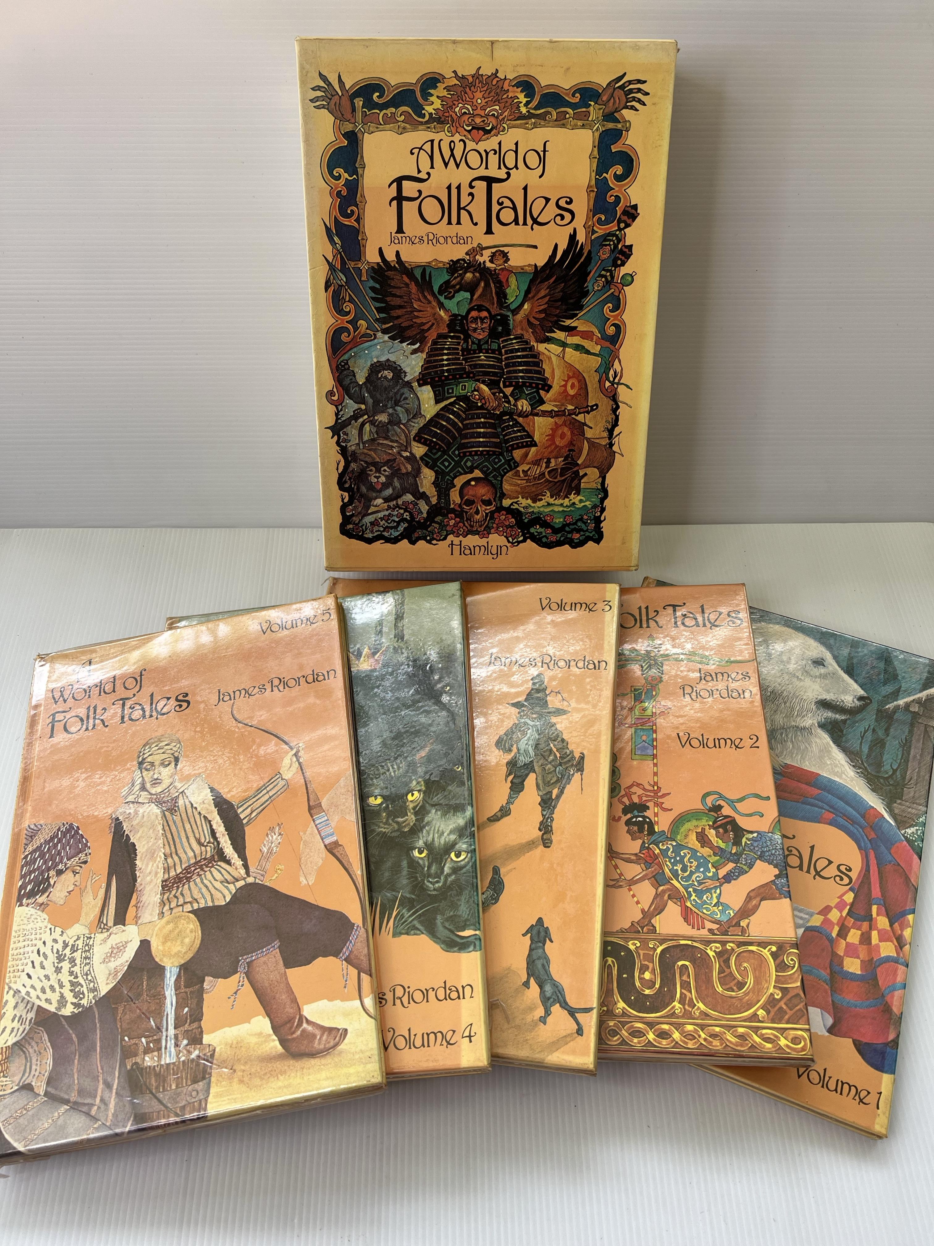 A WORLD OF FOLK TALES James Riordan 1981 90-99% Hardcover