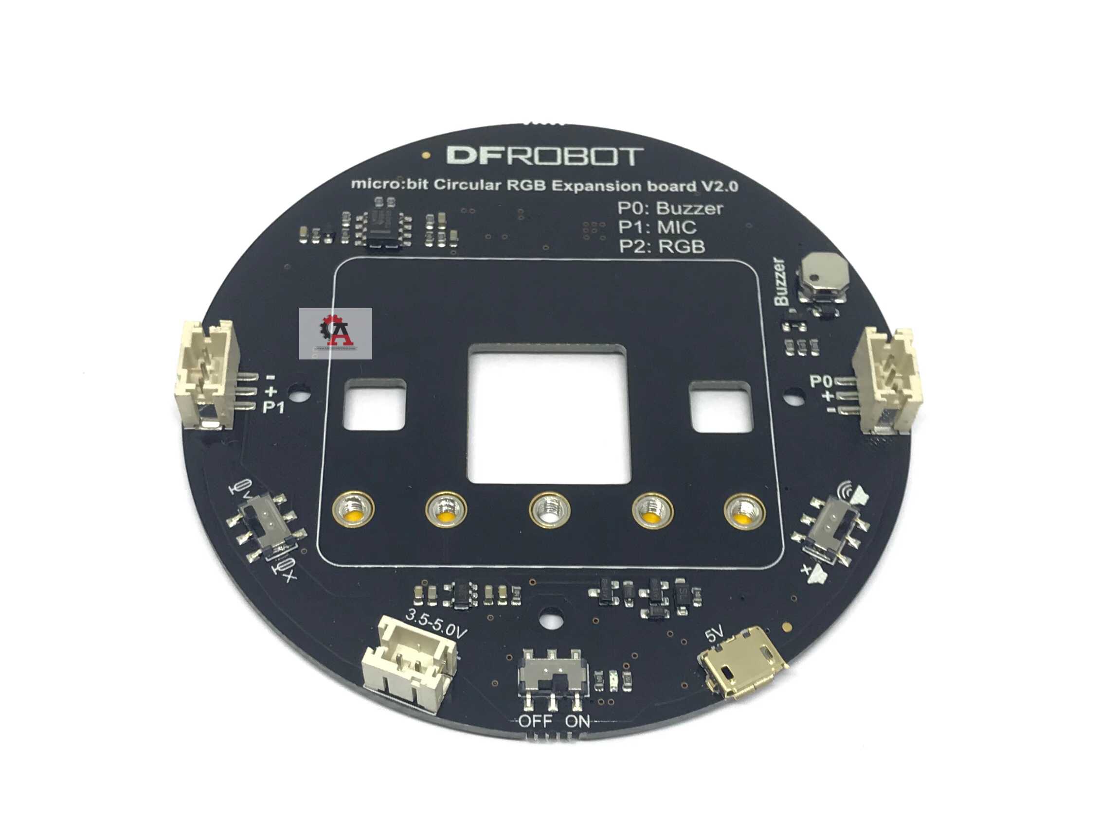 micro:bit circular RGB Expansion board v2.0 ไฟเขียว แดง น้ำเงิน สำหรับบอร์ดไมโครบิต