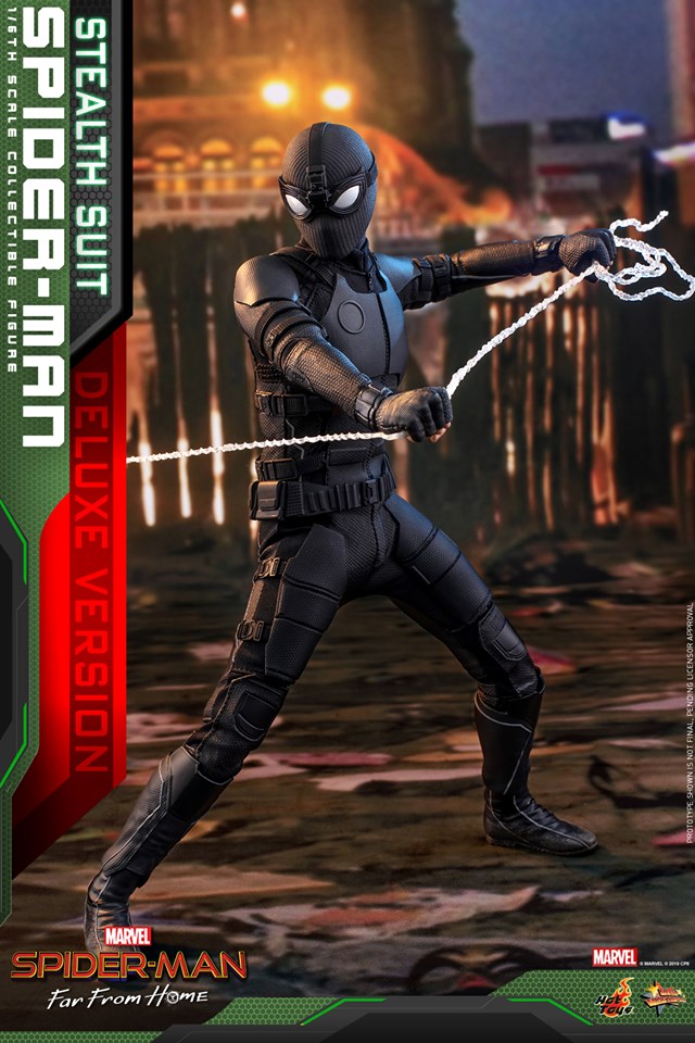 Hot Toys MMS541 Spider-Man: Far From Home - Spider-Man (Stealth Suit) (Deluxe Version)