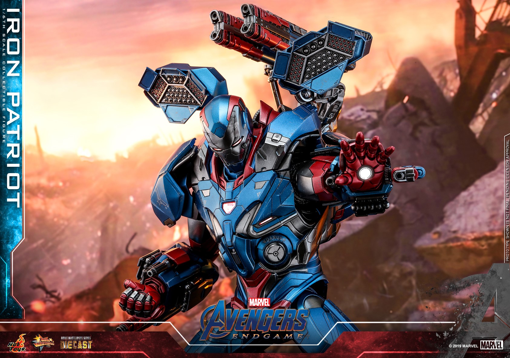 Hot Toys MMS547D34 Avengers: Endgame 1/6 Iron Patriot