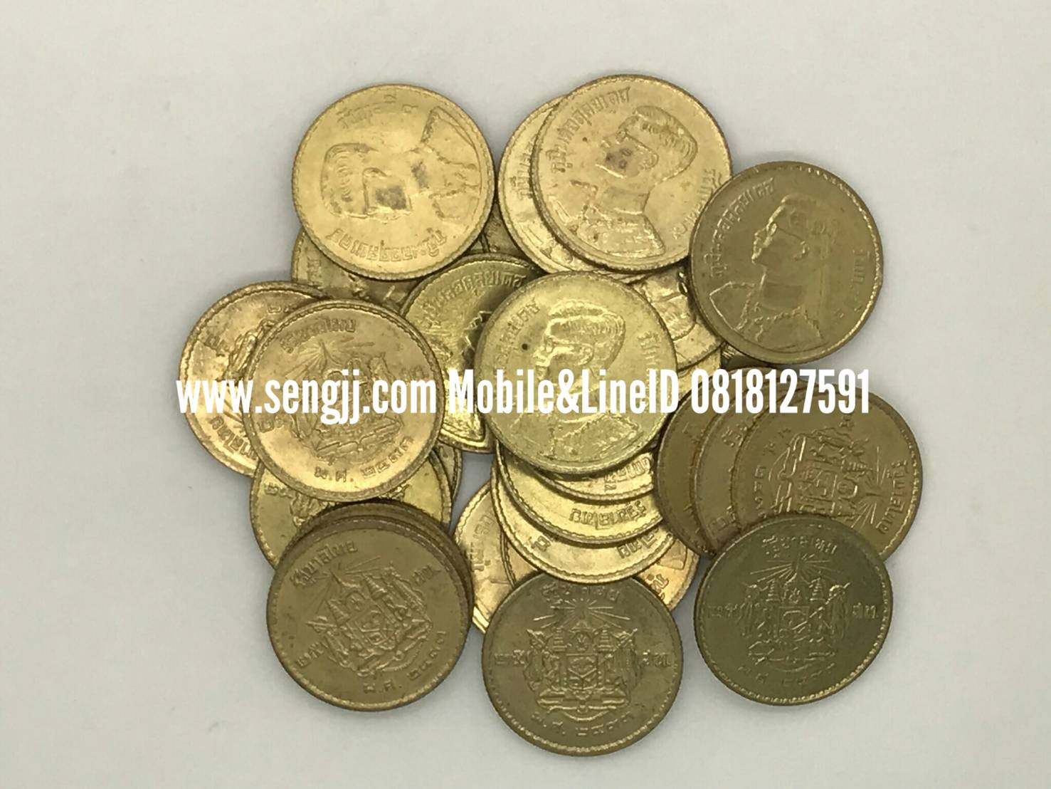 เหรียญกษาปณ์บรอนซ์ 25 สตางค์ หมุนเวียนตราแผ่นดิน ปี 2493 (ผิวเดิม)