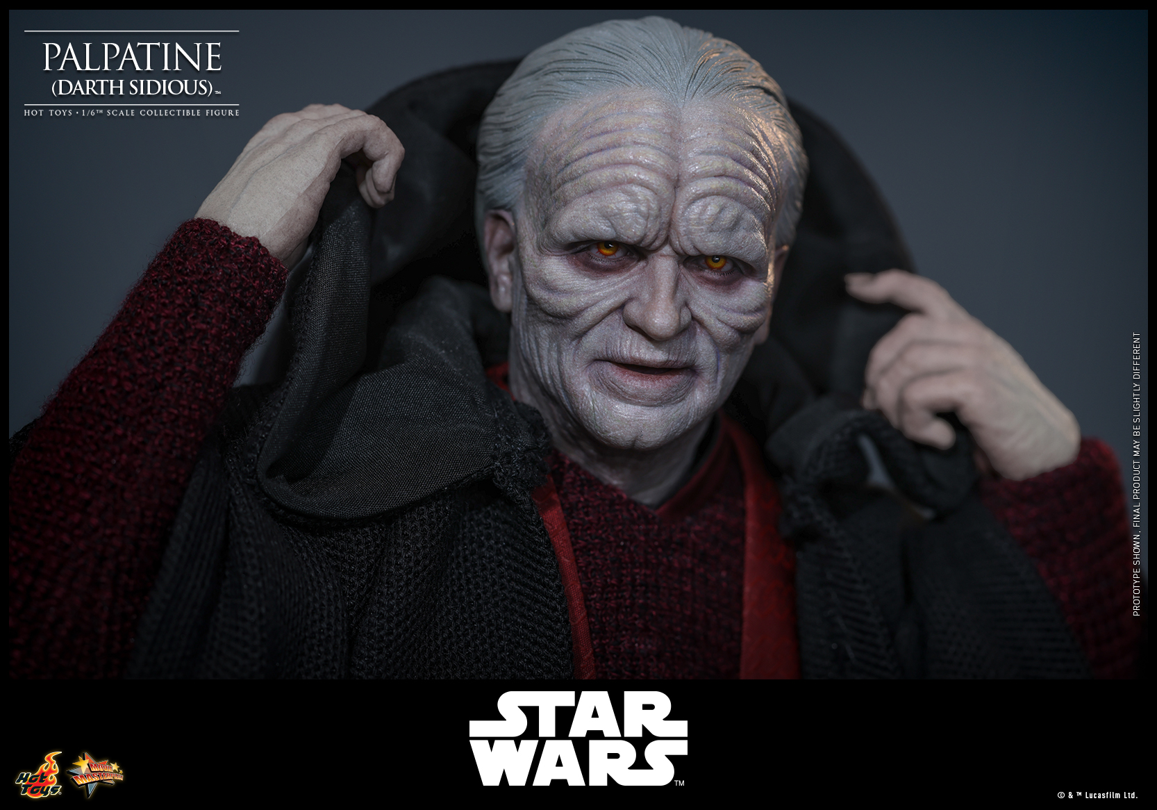 Hot Toys MMS805 Star Wars: Episode III – Revenge of the Sith - Palpatine (Darth Sidious)