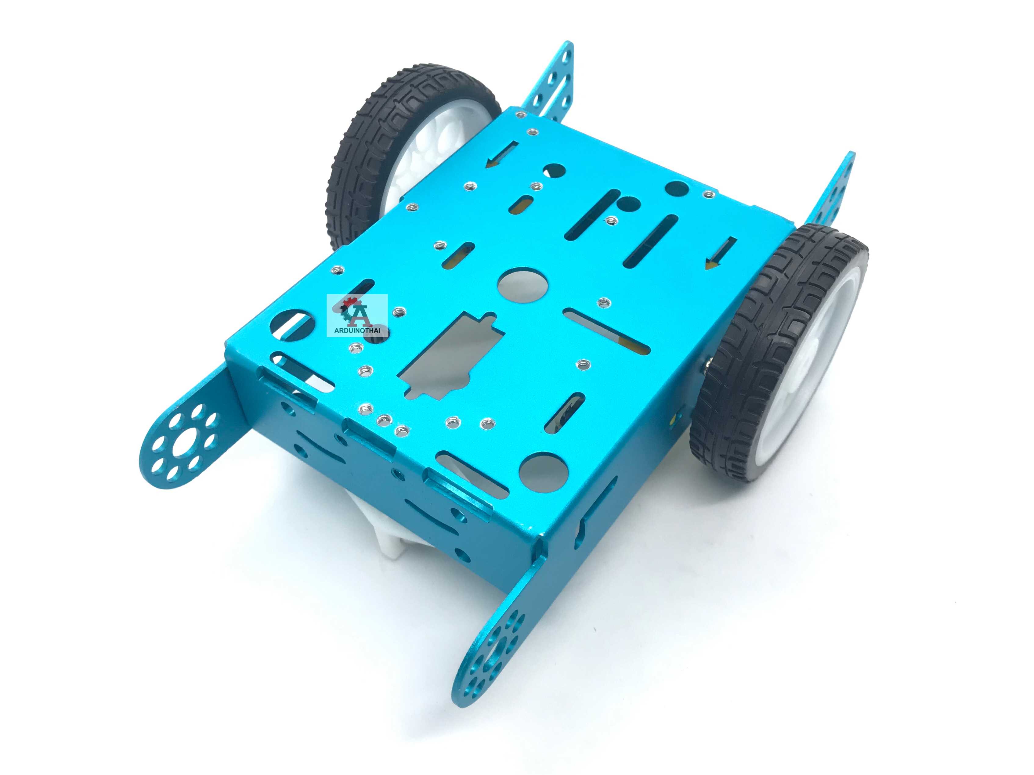 2WD Aluminum Smart Car สีฟ้า