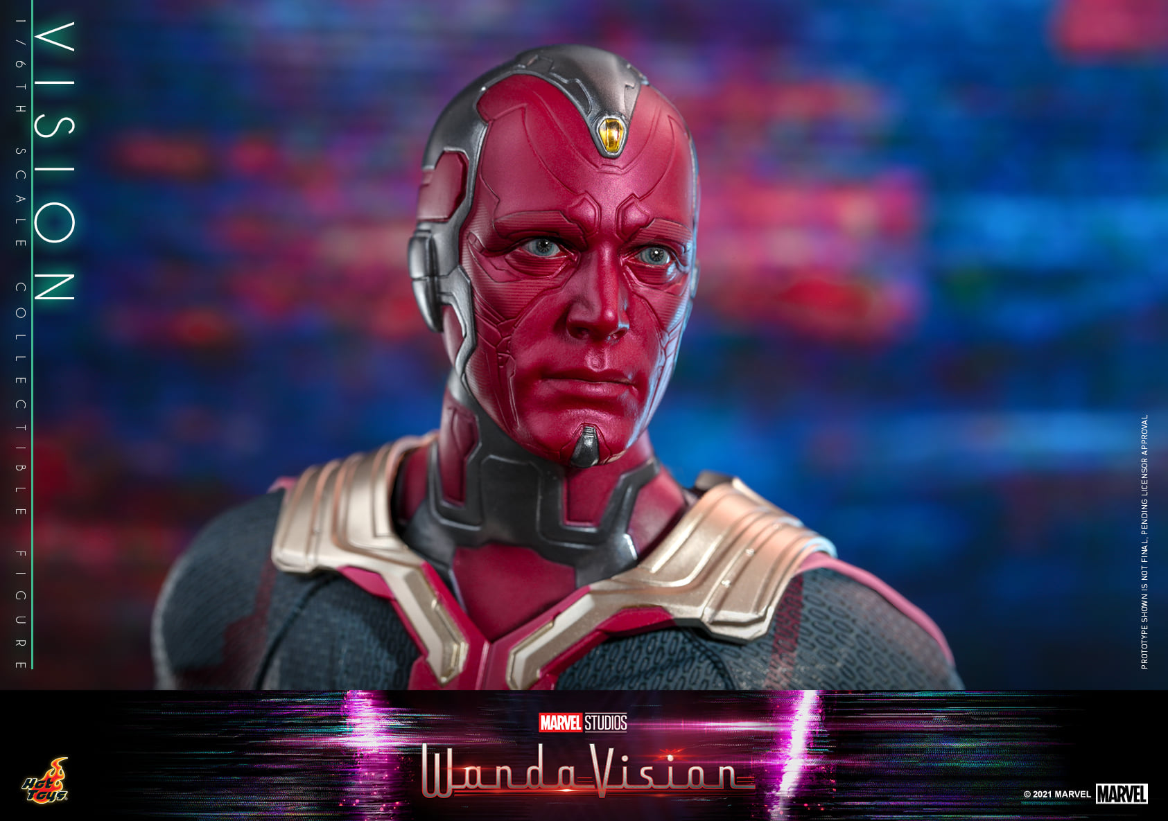 กล่องบุบ 1 มุม Hot Toys TMS037 1/6 WandaVision - Vision