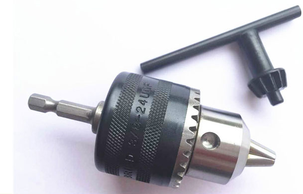 CH04 หัวจับดอกสว่านแกนหกเหลี่ยม แบบใช้ดอกจำปา จับได้แตั้งแต่ 1.5 มิล -10 มิล 23/8 24 UNF