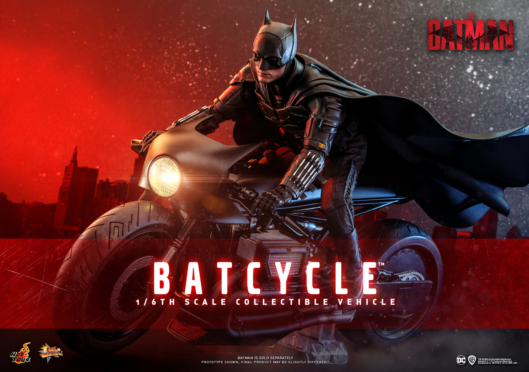 Hot Toys MMS642 1/6 The Batman - Batcycle