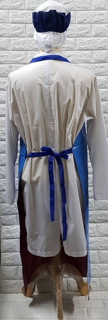 ผ้ากันเปื้อน พีวีซี กันน้ำ ขนาด 75x110 ซม.