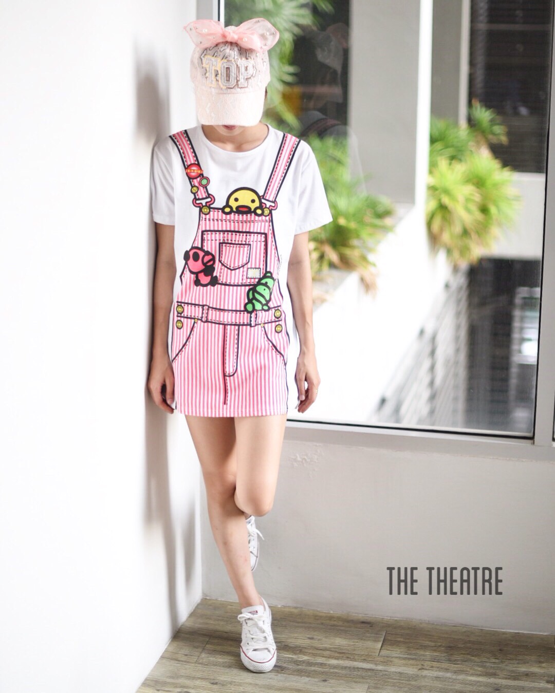 เสื้อยืดลายเอี๊ยมน่ารักเว่อ เหมือนใส่เอี๊ยมจริง น่ารักสุดๆ