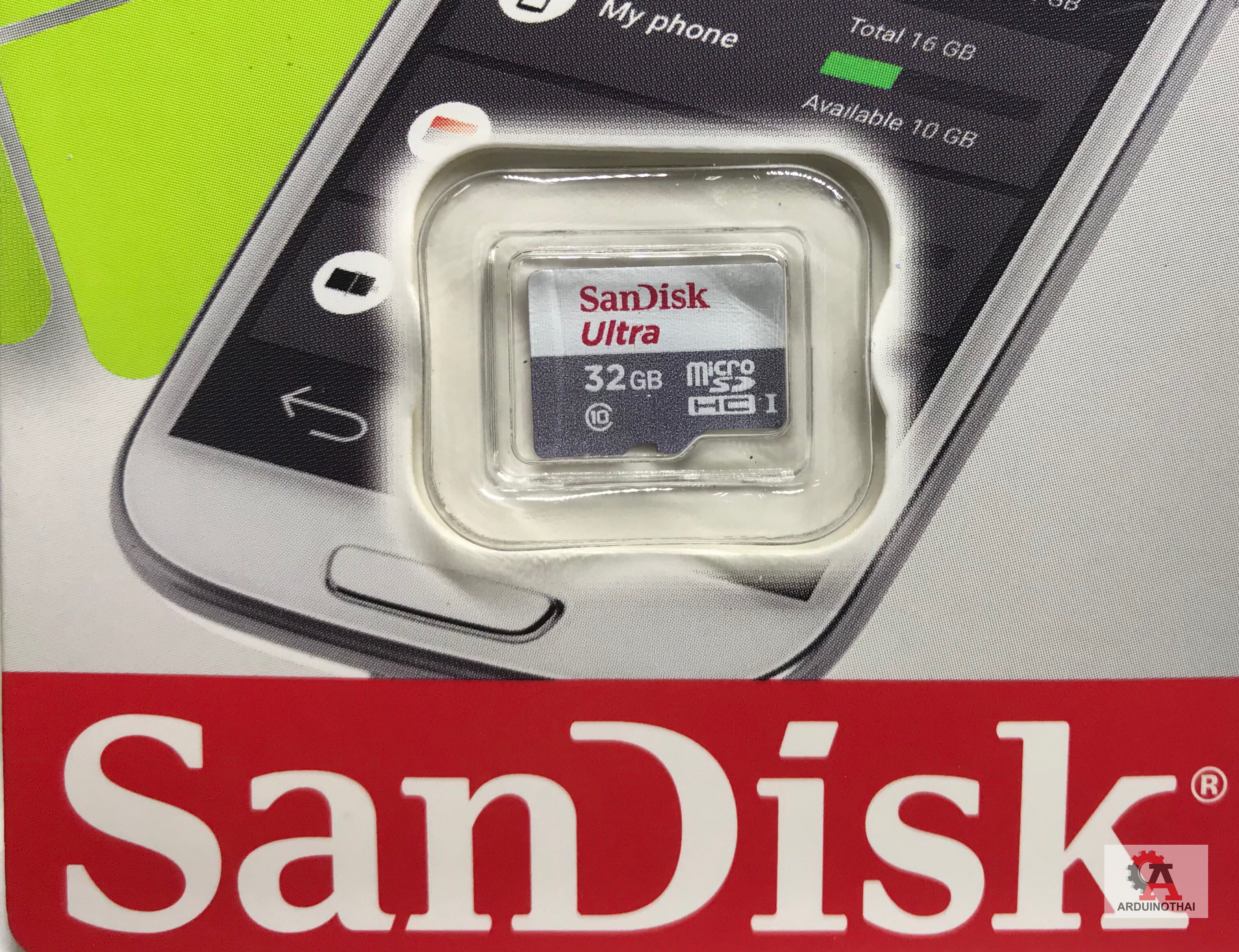 MicroSD SanDisk Class 10 32GB (รับประกัน 5 ปี)