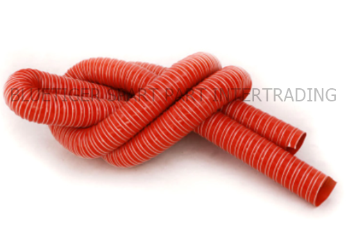 ท่อไฟเบอร์เคลือบ ซิลิโคน 2ชั้น (สีส้ม)