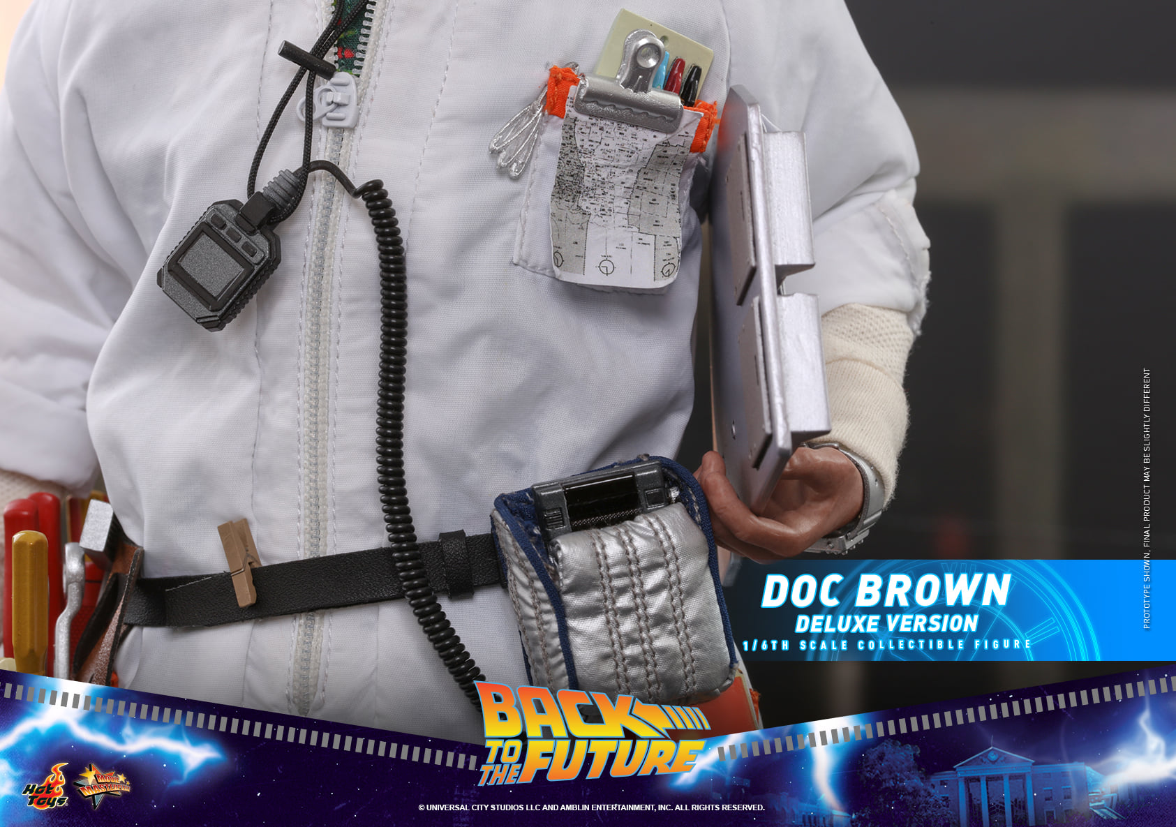 Hot Toys MMS610 1/6 Back to the Future - Doc Brown (Deluxe Version)