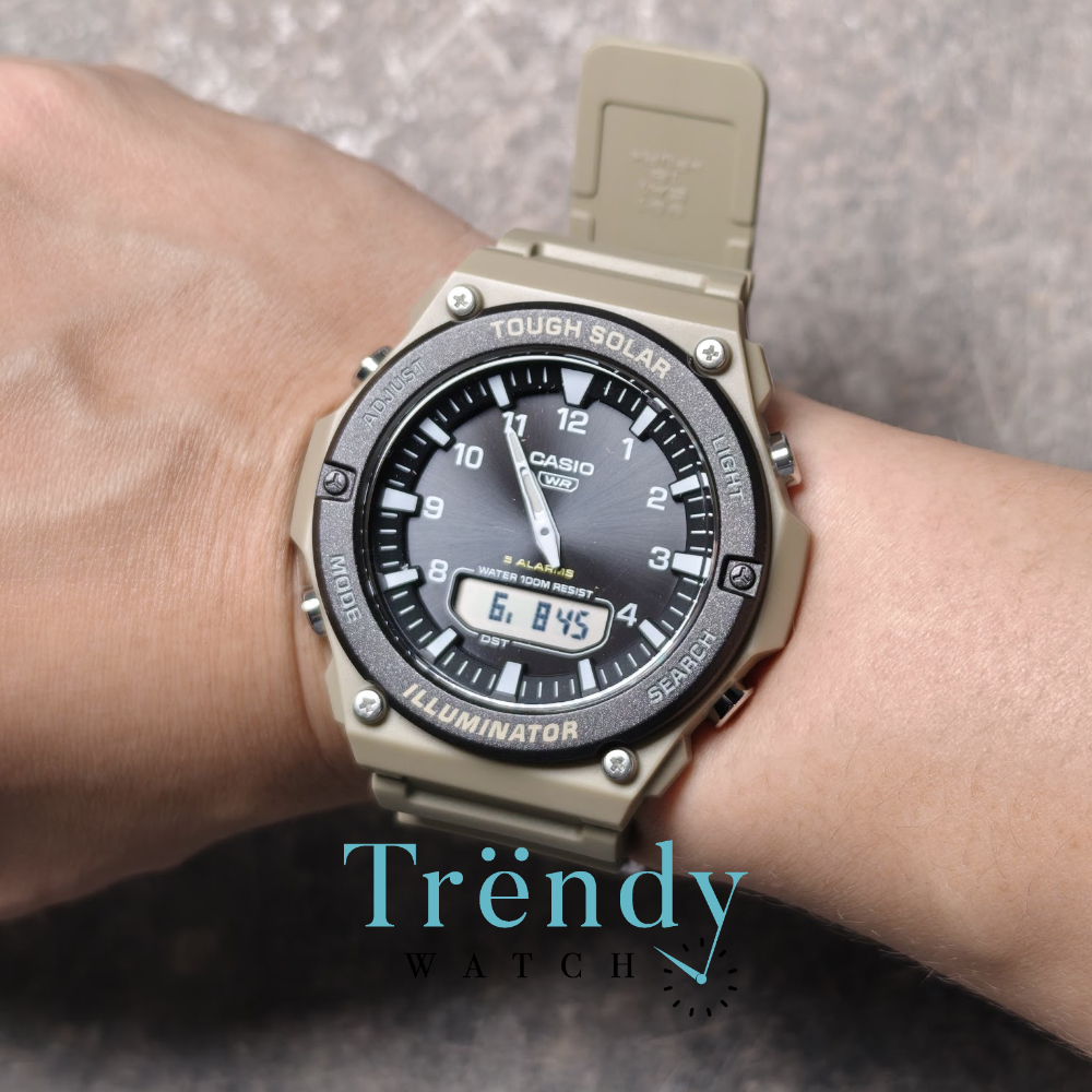 Casio Standard นาฬิกาข้อมือผู้ชาย สายเรซิน รุ่น AQ-S820W, AQ-S820W-1A, AQ-S820W-3B, AQ-S820W-5A