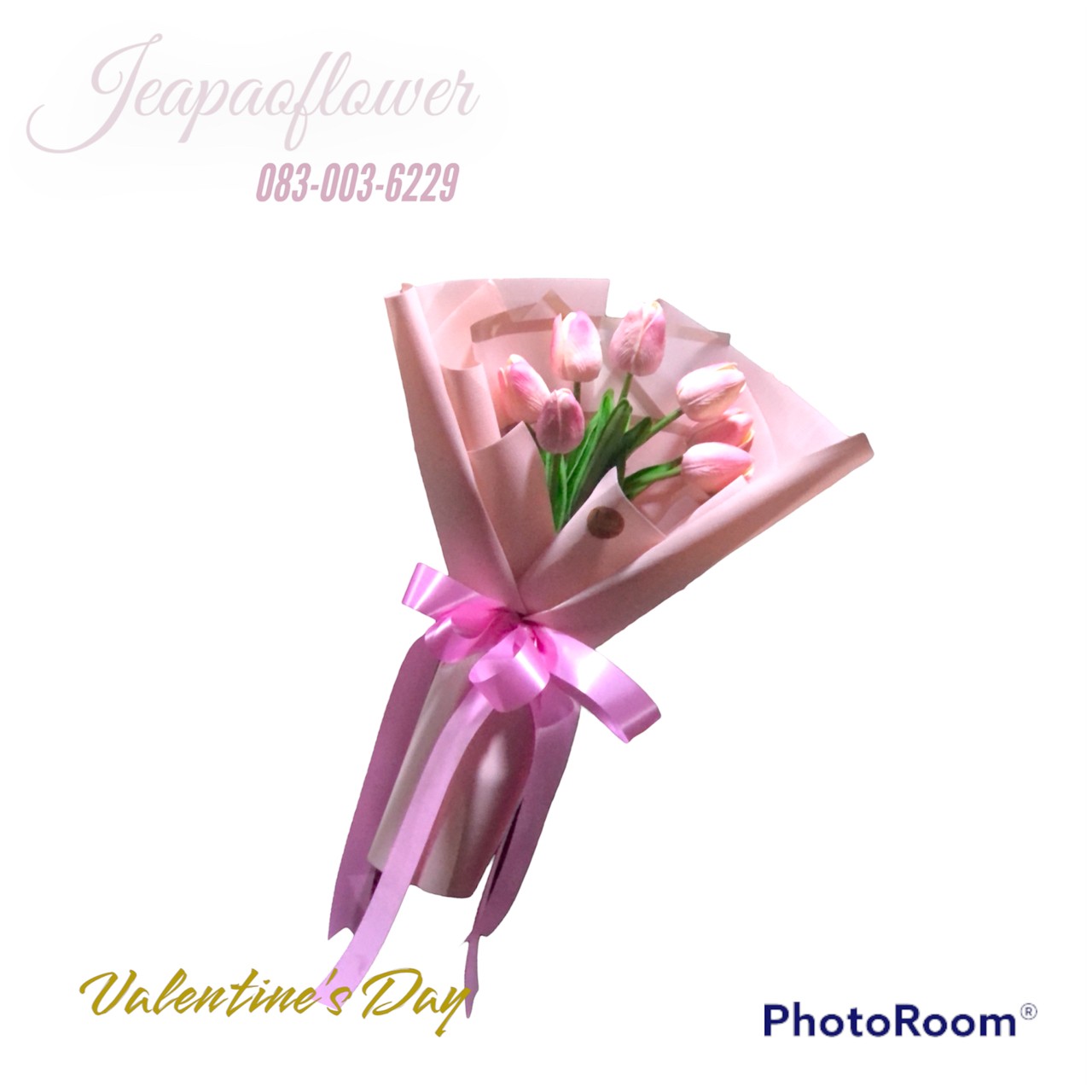 ช่อดอกไม้ประดิษฐ์ ดอกทิวลิป ดอกไม้เกรดเอ