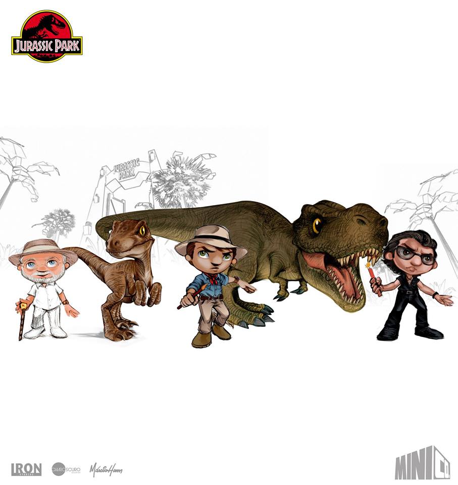 Iron Studios MF0013 Ian Malcom - Jurassic Park Minico Series
