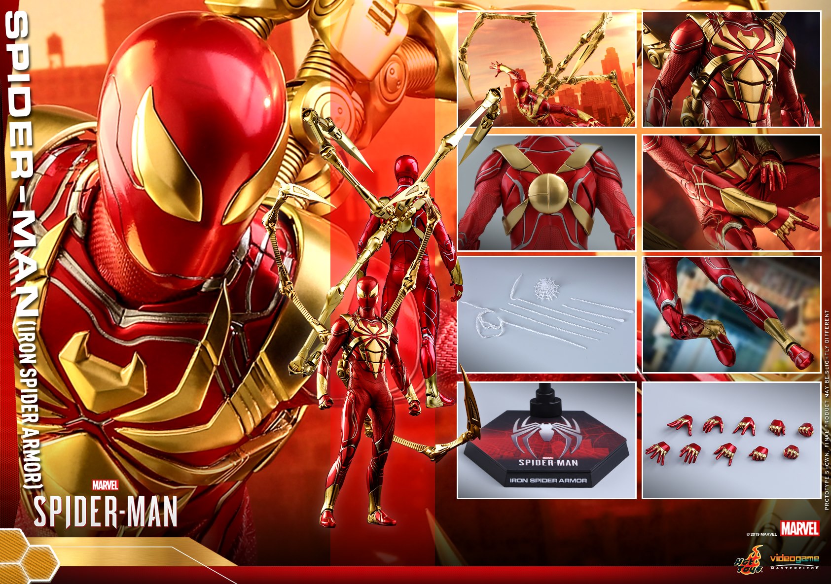 Hot Toys VGM38 Marvel's Spider-Man 1/6 Spider-Man (Iron Spider Armor)