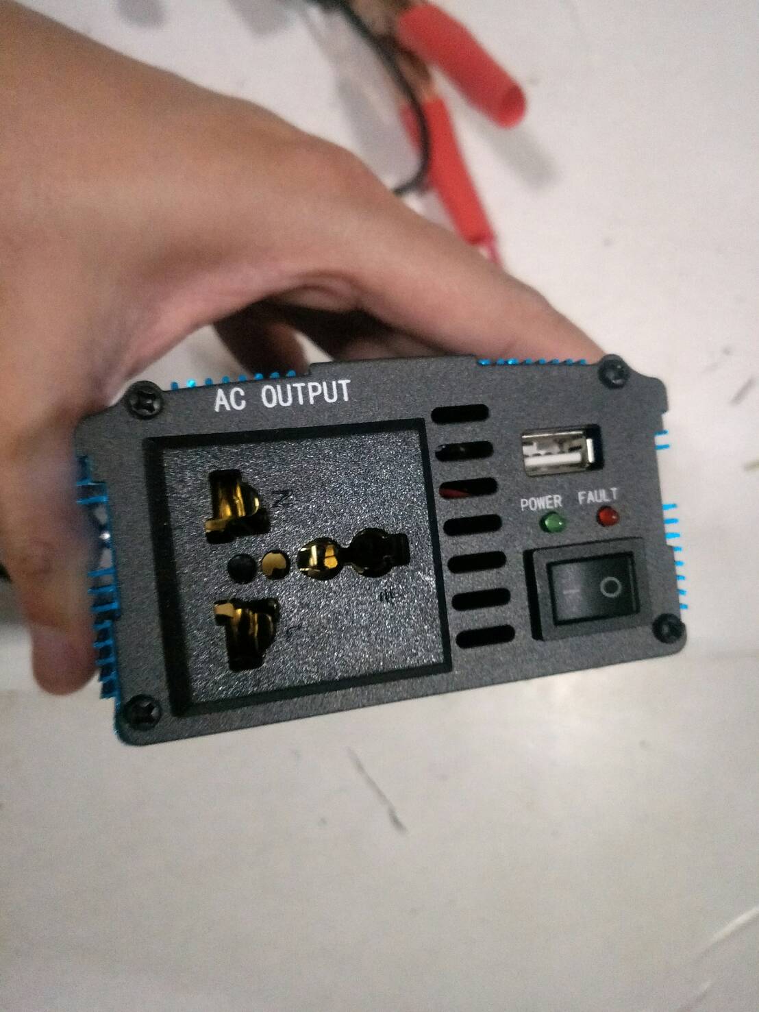 ADE05 ตัวแปลงไฟรถ 12v เป็นไฟบ้าน 500 วัตต์ !! มีตัดไฟเกิน กันพัง สำหรับแคมปปิ้ง สถานที่ไม่มีไฟฟ้าใช้ DIY