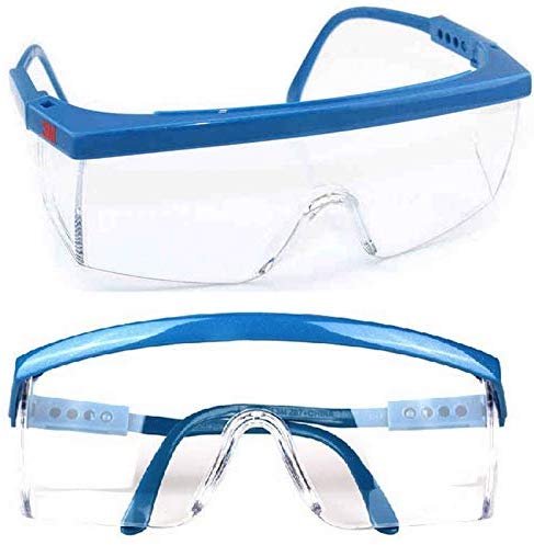 GP02 แว่นตากันสะเก็ด 3M 1711 แท้ ป้องกันดวงตา ปรับระยะขาแว่นได้ ทนทาน คุณภาสูง