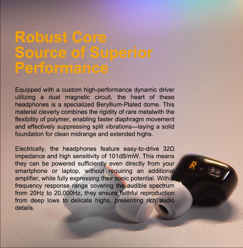 <PreOrder> VE UA Guangzhi หูฟัง IEMs ไดรเวอร์ Dynamic ไดอะแฟรมชุบเบริลเลียม ประกันศูนย์ไทย