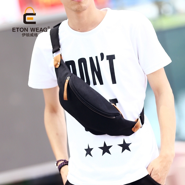 พร้อมส่ง กระเป๋าผู้ชายคาดไหล่ คาดเอว แฟขั่นเกาหลี