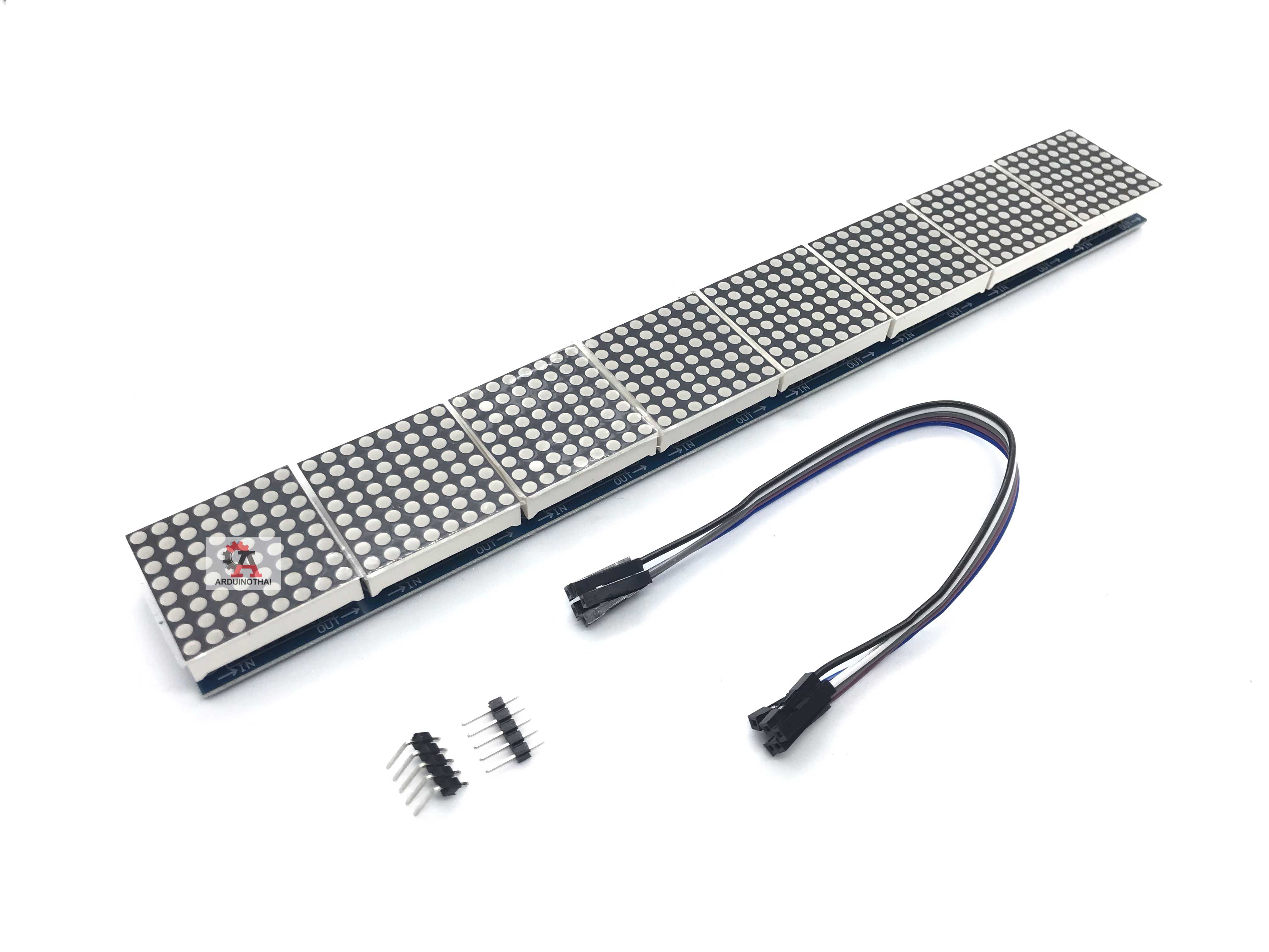 LED Dot Matrix Max7219 ขนาด 8x64 LED 3 mm