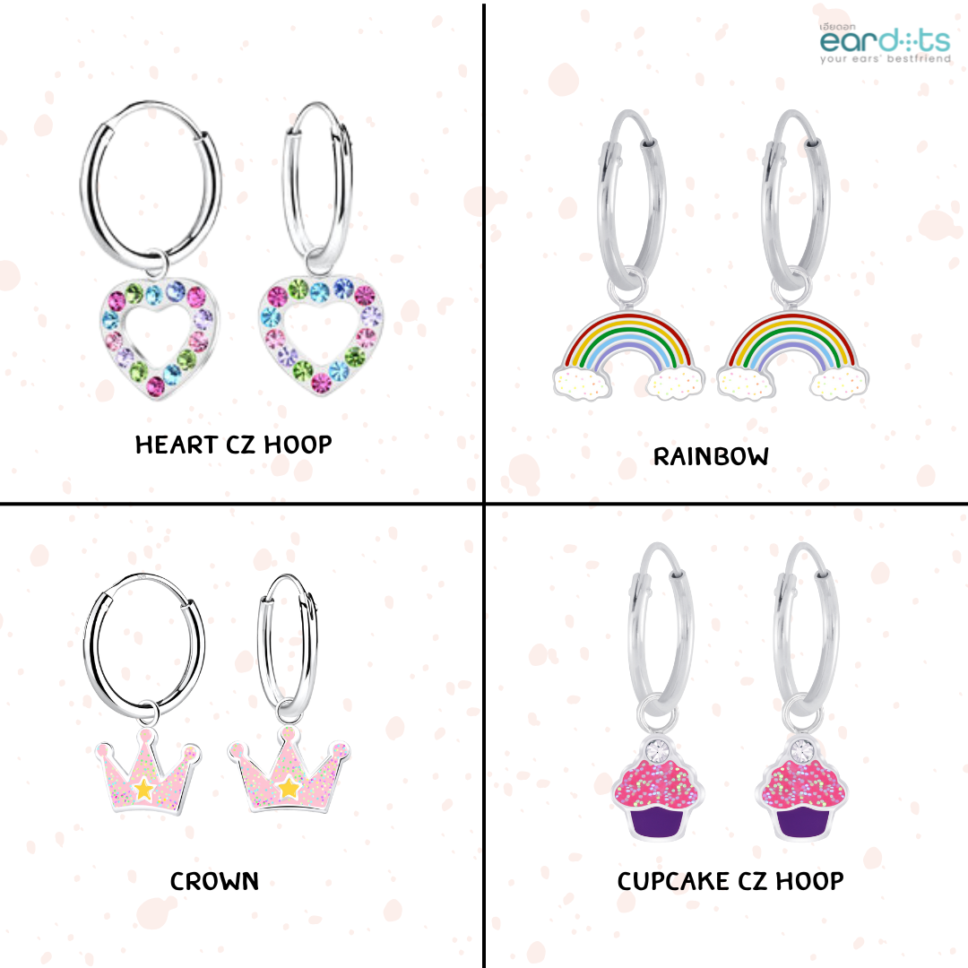 “เช็คสินค้าทัก line ก่อนโอนนะคะ”ต่างหูห่วงเงินแท้ 92.5% สำหรับเด็ก ผิวแพ่ง่ายใส่ได้_ES0047